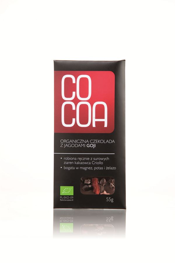 CZEKOLADA Z JAGODAMI GOJI BIO 50 g-COCOA